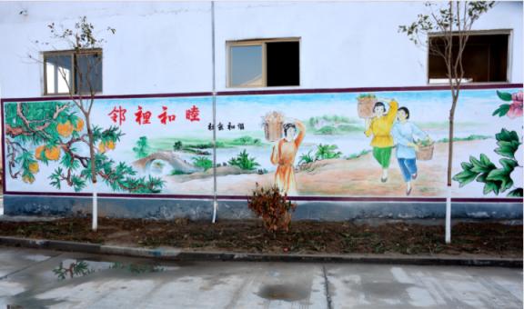 丽江乡镇文化墙 乡风文明焕发新活力